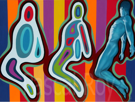 Echoman, 150cms x 200cms, mix medium, 2008.jpg